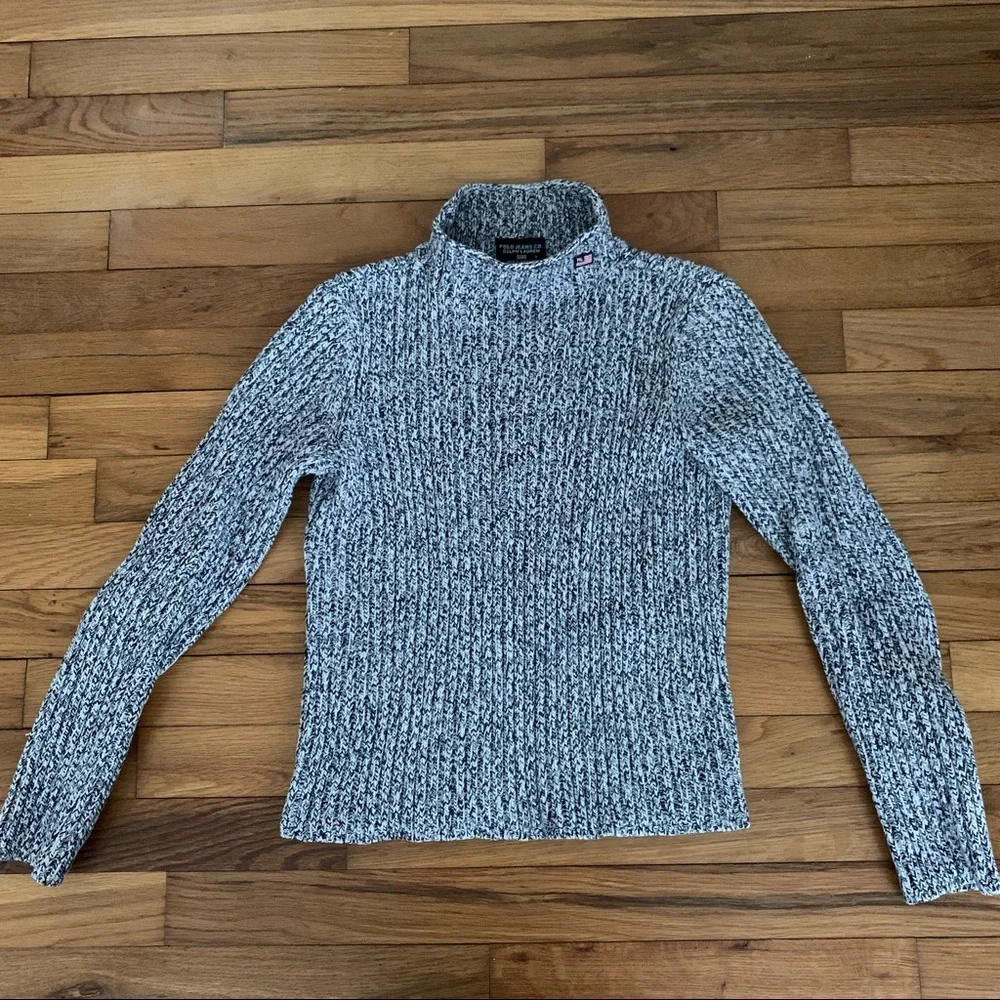 Vintage Ralph Lauren Turtleneck Ski Polo Sweater - Picture 5 of 11
